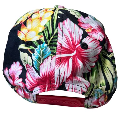 Double Portion Supply Hawaiian Baseball Cap Tropical Floral Adjustable Men Hat - Picture 5 of 7